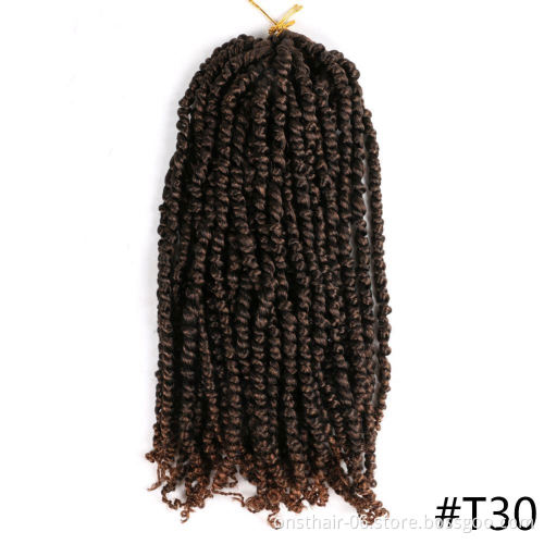 Passion Twist Braids Xtwo Crochet Braiding Hair Synthetic Crochet Hair Extensions High Temperature Fiber Braiding Hair For Women